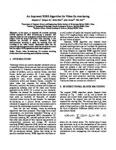 An Improved 3DRS Algorithm for Video De