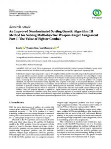 An Improved Nondominated Sorting Genetic Algorithm III Method for ...