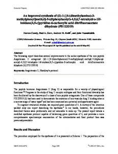 An improved synthesis of - Arkivoc