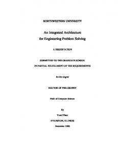 An Integrated Architecture for Engineering Problem Solving