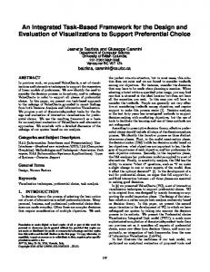 An Integrated Task-Based Framework for the ... - Semantic Scholar