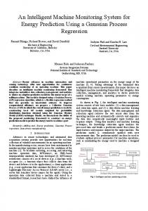 An intelligent machine monitoring system for energy prediction using a ...