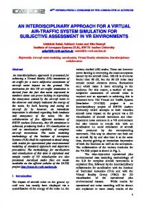 an interdisciplinary approach for a virtual air-traffic system simulation