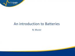 An introduction to Batteries - Bio-Logic