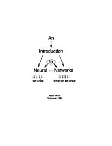 An introduction to Neural Networks