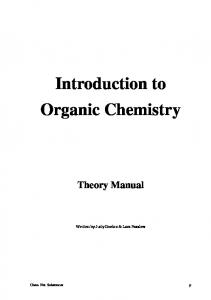 An Introduction to Organic Chemistry