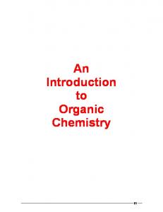 An Introduction to Organic Chemistry