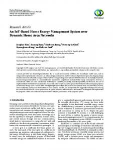 An IoT-Based Home Energy Management System over Dynamic ...