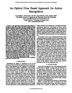 An optical flow based approach for action recognition - IEEE Xplore