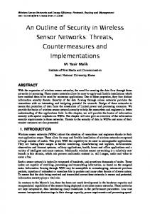 An Outline of Security in Wireless Sensor Networks - Semantic Scholar