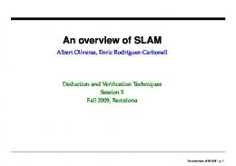 An overview of SLAM