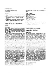 Anaesthesia for cardiac transplant patients - Springer Link