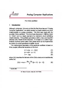 Analog Computer Applications