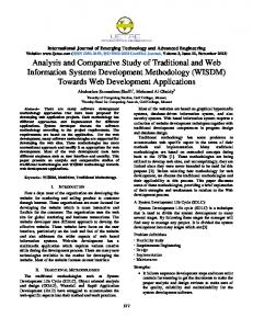 Analysis and Comparative Study of Traditional and Web ... - IJETAE