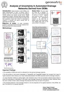 Analysis of Uncertainty In Automated Drainage