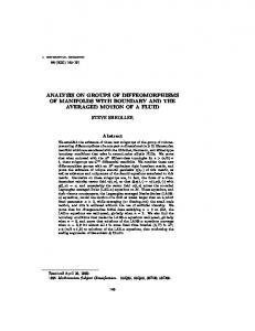 Analysis on groups of diffeomorphisms of manifolds with boundary ...