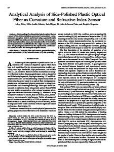 Analytical Analysis of Side-Polished Plastic Optical Fiber ... - IEEE Xplore