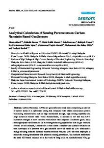 Analytical Calculation of Sensing Parameters on ... - BioMedSearch