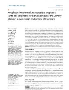 anaplastic lymphoma kinase-positive anaplastic large-cell ... - CiteSeerX