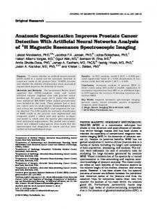 Anatomic Segmentation Improves Prostate ... - Wiley Online Library