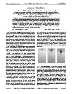 Anatomy of a BathtubVortex - Niels Bohr Institutet