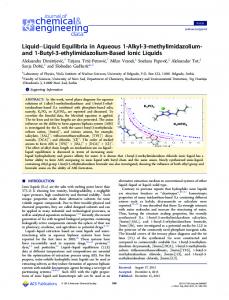 and 1-Butyl-3-ethylimidazolium-Based Ionic Liquids - ACS Publications