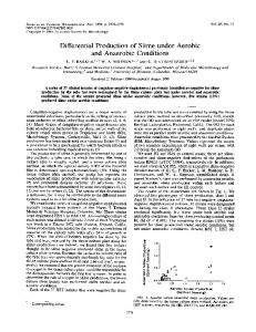 and Anaerobic Conditions - NCBI