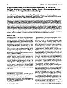 and Effects of Hydrogen-Deuterium Exchange - NCBI