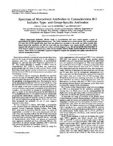 and Group-Specific Antibodies - Europe PMC