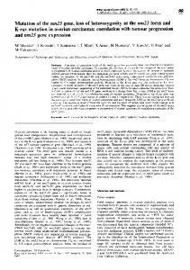 and nm23 gene expression - BioMedSearch