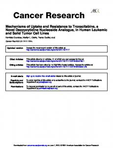 and Solid Tumor Cell Lines Leukemic Novel ...