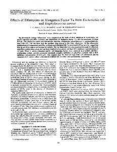 and Staphylococcus aureus - Antimicrobial Agents and Chemotherapy