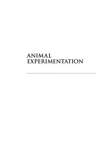 ANIMAL EXPERIMENTATION