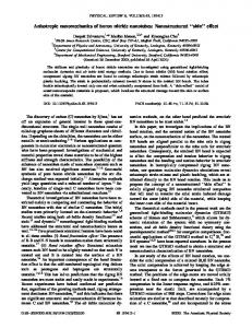 Anisotropic nanomechanics of boron nitride nanotubes - Center for ...