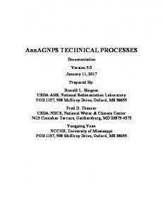 AnnAGNPS TECHNICAL PROCESSES