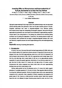 Annealing Effect on Microstructure and Superconductivity of ... - arXiv