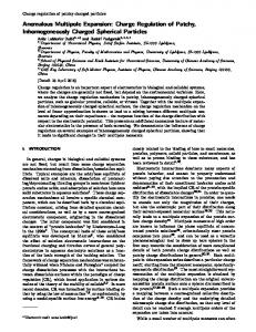 Anomalous Multipole Expansion: Charge Regulation