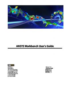 ANSYS Workbench User's Guide