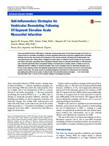 Anti-Inflammatory Strategies for Ventricular Remodeling ... - JACC