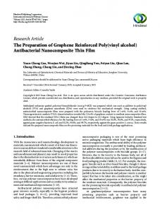 Antibacterial Nanocomposite Thin Film