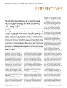 Antibiotic resistance breakers: can repurposed drugs fill the antibiotic