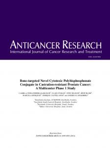 anticancer research