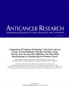 anticancer research