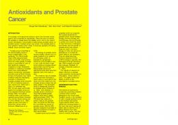 Antioxidants and Prostate Cancer