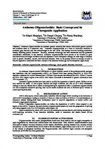 Antisense Oligonucleotide