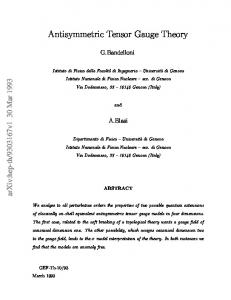 Antisymmetric tensor gauge theory