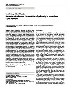 Apis mellifera - Springer Link