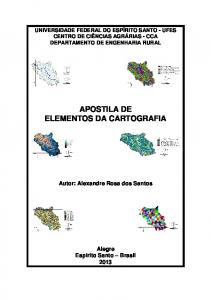 APOSTILA DE ELEMENTOS DA CARTOGRAFIA