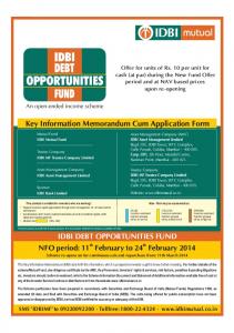 Application form - IDBI Bank