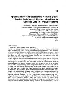 Application of Artificial Neural Network (ANN) - Semantic Scholar